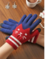 voordelige Dameshandschoenen-gebreide touchscreen-handschoenen voor dames, veelkleurig, kattenmotief, gezellig winteraccessoire