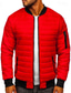 preiswerte Daunenjacken &amp; Parkas für Herren-Herren Wintermantel Daunenjacke Gefütterte Jacke Tasche Polyester Urlaub Alltagskleidung Date Regulär Mode Lässig Bequem Thermowarm Herbst Winter Einfarbig Schwarz Rot Marinenblau Blau Pufferjacke
