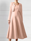 preiswerte Mamas Kleidersets-Zweiteilig A-Linie Knöchellänge Kleid für Hochzeitsgäste Zweiteiliges Kleid Brautmutterkleid Langarm Spaghettiträger Elegant Einfach Cocktailparty Semi-Formal Stretchstoff mit Einfarbig