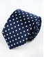 levne Pánské kravaty a motýlky-Pánská polyesterová kravata s puntíkovaným vzorem, více barev, ideální na Vánoce a slavnostní příležitosti