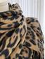 preiswerte Schals für Damen-Damenschal mit Leopardenmuster – weicher und bequemer Polyesterstoff, in verschiedenen Farben erhältlich, perfekt für Freizeit und Winter.