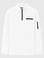 olcso Férfi Klasszikus Polo-Férfi Gofris pólóingek Pullover Sport &amp; Szabadtéri Hétköznapi Magasnyakú Negyed irányítószám Hosszú ujj Divat Kényelmes Színes Texturált 3 db Tavasz &amp; Ősz Cross-Season Minden évszak Vékony 1# 2# 3