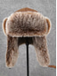 abordables Chapeaux pour hommes-Chapeau trappeur en fausse fourrure pour homme, chaud et élégant, disponible en noir et marron, parfait pour les temps froids et les activités hivernales en extérieur.