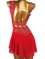baratos Vestidos de Patinação Artística-Vestidos para Patinação Artística Mulheres Para Meninas Patinação no Gelo Vestidos Roupa Branco Azul Marinho Escuro Vermelho Flor Sem costas Com Transparência Elastano Elasticidade Alta Profissional