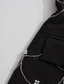 baratos Blazers e Coletes-Blazer feminino paletó esportivo ajuste reto formal vestido de convidada de casamento elegante com mangas longas decote em V lapelas xale com fecho único e aplicações de renda