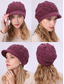 Недорогие Женские шляпы-«Женская акриловая вязаная шапка с флисовой подкладкой, разных цветов, уютная и стильная для рождественских и зимних мероприятий».
