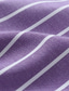 abordables Blazers Clásicos para Hombres-Hombre chaqueta Negocio Fiesta de Cóctel Fiesta de Boda Moda Casual Primavera Otoño Mezcla de Algodón Rayas Bolsillo Botones Cómodo Botonadura Simple Chaqueta de sport Rosa Morado Naranja Azul Claro