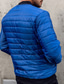 voordelige Heren donsjassen &amp; parka's-Voor heren Winterjas Pufferjas Zak Polyester Vakantie Alledaagse kleding Afspraakje Normaal Modieus Casual Comfortabel Thermisch Warm Herfst winter Effen / effen kleur Zwart Rood Blauw Leger Groen