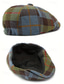 billige Herrehatter-Vintage britisk rutete avishatt for menn – polyestermateriale, flere farger, klassisk retrostil for fritids- og utendørsbruk