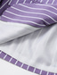 abordables Blazers Clásicos para Hombres-Hombre chaqueta Negocio Fiesta de Cóctel Fiesta de Boda Moda Casual Primavera Otoño Mezcla de Algodón Rayas Bolsillo Botones Cómodo Botonadura Simple Chaqueta de sport Rosa Morado Naranja Azul Claro