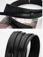 abordables Ceinture pour femme-Femmes Noir Marron Café Faux Cuir Alliage Élégant ancien Mode Été Printemps Automne