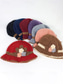 cheap Women's Hats-Women's Knitted Yarn Beanie Hat – Soft Woolen Material, Multiple Colors, 3D Flower Embellishment, Fleece Lining for Warmth, Perfect for Christmas and Winter Outdoor Activities