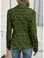 economico Blazer e Completi-Per donna Completi Confortevole Tasca Elegante Moda Stile retrò Moderno Floreale Scuola Formale All'aperto Lavoro Regolare Collo ripiegato Vestibilità regolare Manica Lunga Capispalla Blu Rosa Marrone