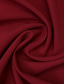 baratos Vestidos de fraque-Mulheres Vestido smoking Sereia Formal Crepe Esticado Elegante Manga Longa Longuette Até os Joelhos Comprimento Midi Entalhe Decote V Comum 2 Botões