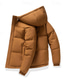 billiga Herrdunjackor och -parkas-Herr Vinterkappa Pufferjacka Vadderad jacka Ficka Polyester Semester Dagliga kläder Datum Normal Mode Ledigt Bekväm Håller värmen Höst Vinter Enfärgad / vanlig färg Svart Brun Grön Beige Pufferjacka