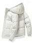 billiga Herrdunjackor och -parkas-Herr Vinterkappa Pufferjacka Vadderad jacka Ficka Polyester Semester Dagliga kläder Datum Normal Mode Ledigt Bekväm Håller värmen Höst Vinter Enfärgad / vanlig färg Svart Brun Grön Beige Pufferjacka