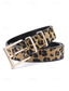 preiswerte Damengürtel-Damengürtel mit Leopardenmuster – modisches Kunstleder, verschiedene Farben erhältlich, perfekt für Urlaubsoutfits und Freizeitkleidung