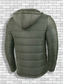 cheap Men's Downs &amp; Parkas-Men's Winter Coat Puffer Jacket Padded Jacket Pocket Polyster Vacation Daily Wear Date Regular Fashion Casual Comfortable Thermal Warm Fall Winter Solid / Plain Color Black Army Green Dark Blue