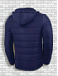 cheap Men's Downs &amp; Parkas-Men's Winter Coat Puffer Jacket Padded Jacket Pocket Polyster Vacation Daily Wear Date Regular Fashion Casual Comfortable Thermal Warm Fall Winter Solid / Plain Color Black Army Green Dark Blue