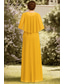 cheap Mom's Dress Sets-Two Piece A-Line Floor Length Party Dress Cocktail Dress Wedding Guest Dress Mother of the Bride Dress Sleeveless Crew Neck Elegant Minimalist Formal Wedding Guest Chiffon Wrap Included with Ruffles
