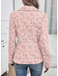 economico Blazer e Completi-Per donna Completi Confortevole Tasca Elegante Moda Stile retrò Moderno Floreale Scuola Formale All'aperto Lavoro Regolare Collo ripiegato Vestibilità regolare Manica Lunga Capispalla Blu Rosa Marrone