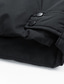 billiga Herrdunjackor och -parkas-Herr Vinterkappa Pufferjacka Vadderad jacka Ficka Polyester Semester Dagliga kläder Datum Lång Mode Ledigt Bekväm Håller värmen Höst Vinter Enfärgad / vanlig färg Svart Grön Grå Pufferjacka