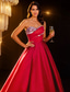 cheap A-Line Evening Dresses-Ball Gown Floor Length Prom Dress Party Dress Cocktail Dress Quinceanera Dresses Elegant Party Sleeveless Strapless Evening Party Wedding Guest with Glitter