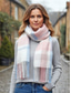 economico Sciarpe da donna-sciarpa da donna in finta lana e poliestere, motivo scozzese, vari colori, perfetta per l'inverno e per l'abbigliamento casual