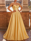 billige A-linje kveldsdrakter-A-Linje Gulvlengde Formelle kjoler Kveldsdrakt Quinceanera kjoler Elegant Fest Uten ermer Stroppeløs Kveldsfest Bryllup med broderi