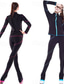 abordables Tenue d'Entraînement de Patinage Artistique-Pantalon et Veste de Patinage Artistique Femme Fille Patinage Pantalons / Surpantalons Legging Tenue Noir Bleu Fuchsia Polaire Spandex Elastique Entraînement Compétition Tenue de Patinage Chaud Fait