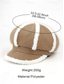 abordables Chapeaux pour femmes-Chapeau en velours côtelé de polyester épais pour femme, orné de fausse fourrure, disponible en plusieurs couleurs – idéal pour la mode automne-hiver