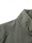 preiswerte Lässige Jacken-Herren Leichte Jacke Freizeitjacke Lässig Täglich Sport Tasche Frühling Herbst Einfach Streetwear Stilvoll Stehkragen Regulär Schwarz Marineblau Khaki Armeegrün Dunkelgray Jacken