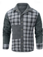 economico Giubbotti Cargo-Per uomo Giacca Leggera Giacca Casual Giacca da Lavoro Quotidiano All'aperto Tasca Bottonato Autunno Inverno Semplice Streetwear Elegante Collo ripiegato Regolare Blu Nero Giallo Marrone Verde Giacca