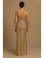 abordables Vestidos de noche ajustados-Funda Columna Hasta el Suelo Trajes de gala Vestidos de noche Corte Cenicienta Vestimenta formal Elegante Estilo de Celebridad Alfombra Roja Sin Mangas Hombros Caídos Fiesta de Noche Fiesta de jardin