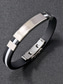 cheap Men's Jewelry-Men's Stainless Steel and Silicone Bracelet, Available in Multiple Colors – Stylish and Durable for Casual and Everyday Wear