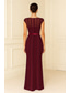 billiga Ballgowns för kvällsbruk-Åtsmitande Golvlång Pärlbroderad Formell klädsel Klänning för brudens mor Kvälls klänningar Formell klädsel Elegant glittrande Semiformella klänningar Remmar Båthals Bröllop Formell Ficka Paljetter