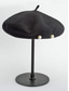 abordables Chapeaux pour femmes-Béret femme en polyester imitation laine – orné de perles, disponible en plusieurs couleurs, élégant et tendance pour l'automne et l'hiver.