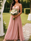 economico Abiti Lunghi &amp; Gowns-Abiti Formali O-Line fino al Pavimento Abito da Sera Abiti Quinceanera Abito Elegante Festa Senza Maniche Spalline Sottile Festa Sera Matrimonio Senza Schiena con Perline Fessura