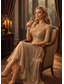 preiswerte Knöchellänge-A-Linie Bodenlang Partykleid Cocktailkleid Kleid für Hochzeitsgäste Brautmutterkleid Halbarm Rundhalsausschnitt Elegant Formell Hochzeitsgast Formeller Abend Chiffon mit Einfarbig