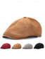 billiga Herrhattar-herrkeps i mocka med olika färger, klassisk tidningsboyhatt, bekväm och snygg, perfekt för både vardagliga och semiformella tillfällen