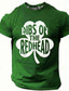 cheap St. Patrick's Day T shirts-St Patricks Day Dibs On The Redhead Funny T Shirt Green Short Sleeve Shamrock Graphic Tee Clothing Apparel S M L XL XXL XXXL