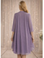 abordables Ensembles de robes pour maman-Deux Pièces Ensembles de Robes Mi-long Robe d'invité de mariage Robe de Mère de Mariée  Manche 3/4 Coeur Élégant Simple Formel robe demoiselle d honneur Soirée Formelle avec Couleur Unie