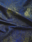 abordables Robes de Soirée en A-Robe de soirée A-Line en jacquard bleu robe formelle élégante mariage formel longueur de sol manches courtes décolleté en V nylon avec fente et poche