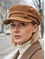 abordables Chapeaux pour femmes-Casquette gavroche femme en polyester imitation daim, style vintage multicolore, coupe souple et structurée idéale pour l'automne, l'hiver et le printemps, parfaite au quotidien, en voyage et pour un look urbain décontracté.