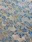 abordables Robes de cocktail-Ligne A Asymétrique Longueur cheville Robes de Cocktail Élégant ancien Floral Manche Courte Col ras du cou Fête de jardin Mariage Poche Jacquard avec Noeud(s) Poche