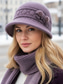 Недорогие Женские шляпы-Женский вязаный комплект из шапки и шарфа – несколько цветовых вариантов, уютный и стильный для зимы, повседневной носки и прогулок на свежем воздухе.