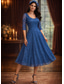 cheap Mom's Dress Sets-Two Piece A-Line Ankle Length Wedding Guest Dress Mother of the Bride Dress Long Sleeve Boat Neck Elegant Simple Casual Formal Wedding Guest Chiffon with Lace Ruffles