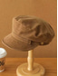 abordables Chapeaux pour femmes-Casquette gavroche femme en polyester imitation daim, style vintage multicolore, coupe souple et structurée idéale pour l'automne, l'hiver et le printemps, parfaite au quotidien, en voyage et pour un look urbain décontracté.
