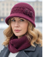 Недорогие Женские шляпы-Женский вязаный комплект из шапки и шарфа – несколько цветовых вариантов, уютный и стильный для зимы, повседневной носки и прогулок на свежем воздухе.