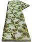 abordables Robes de cocktail-Ligne A Longueur cheville Robe de Cérémonie Robes de Cocktail Élégant Floral Manche Courte Col en V Fête de jardin Mariage Poche Jacquard avec Plis